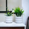 Lifelike Artificial Plants in Pots for Home Decor - Multicolor