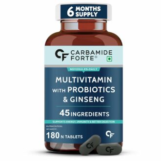 Multivitamin Tablet for Men with Probiotics & Ginseng - 180 Veg Tablets