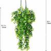 Artificial Hanging Fern Vine - 1Pcs Faux Ivy Leaves for Indoor & Outdoor Decor