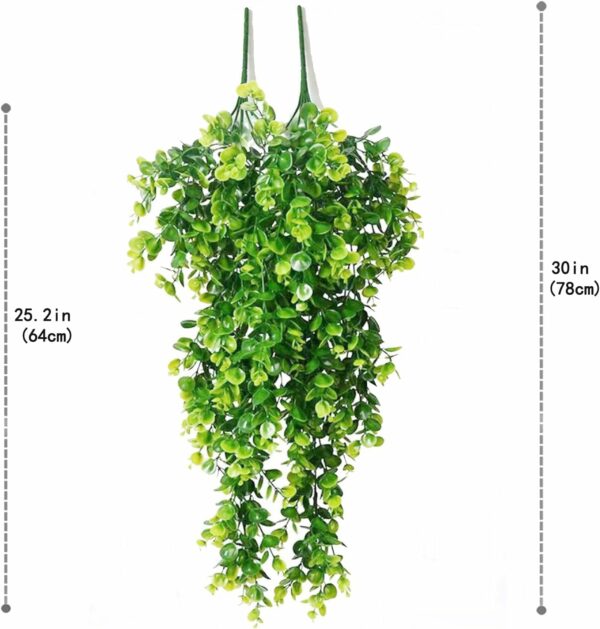 Artificial Hanging Fern Vine - 1Pcs Faux Ivy Leaves for Indoor & Outdoor Decor - Image 2