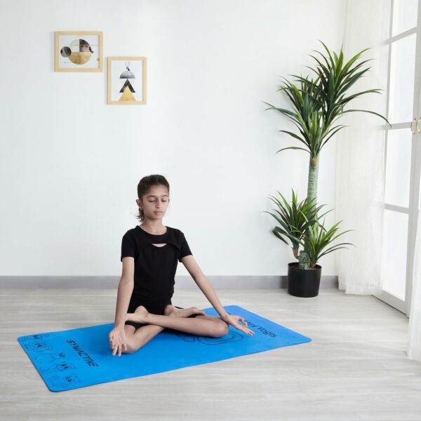 4 Mm Anti-Slip Yoga Mat for Kids & Adults - Multi-Purpose - Image 6