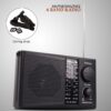 Portable 4 Band FM Radio with Bluetooth Speaker & MP3 Player