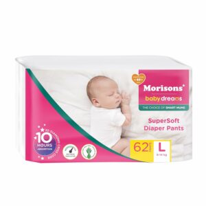 Supersoft Baby Diaper Pants Large - 62 Pieces with Aloe Vera