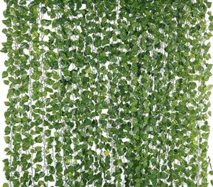 8 Feet Artificial Greenery Garlands for Home Decor - Pack of 3