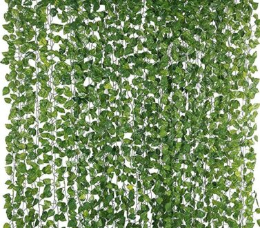 8 Feet Artificial Greenery Garlands for Home Decor - Pack of 3