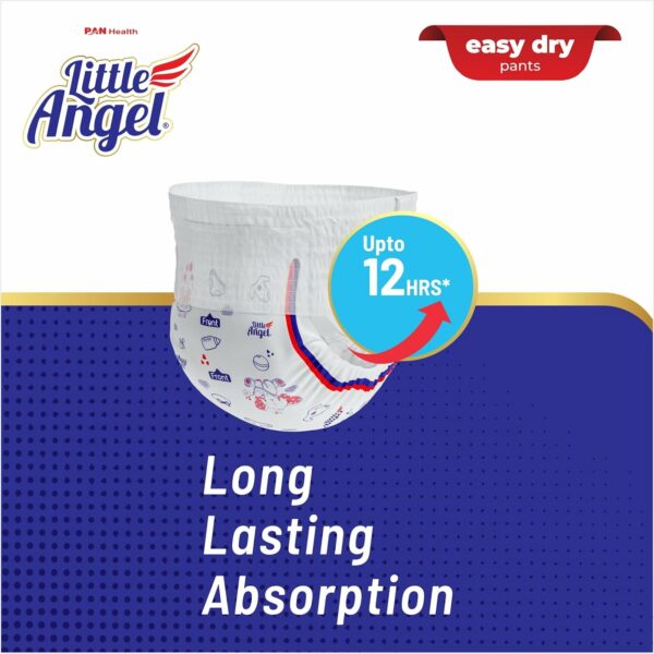 Easy Dry Diaper Pants for Babies - 12 Hrs Absorption, Large Size (62 Pieces) - Image 5