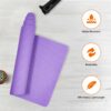 6 MM Thick Anti-Slip Yoga Mat with Carry Bag - Purple