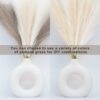 3 Pcs Faux Pampas Grass - 17 inch Artificial Fluffy Flowers for Home & Office Decor
