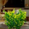 Artificial Green Bonsai Plant with Pot - 25cm for Home & Office Decor