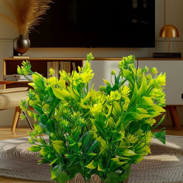 Artificial Green Bonsai Plant with Pot - 25cm for Home & Office Decor - Image 2