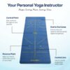 Extra Thick Non-Slip Yoga Mat with Eco-Friendly TPE Material