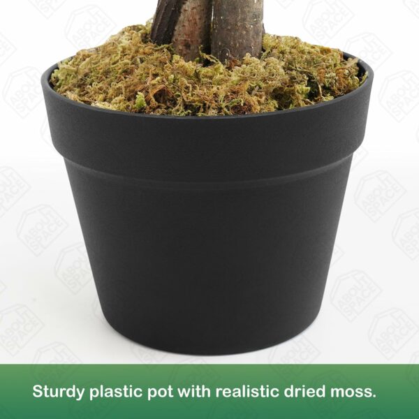 4 ft Ficus Tree - Lifelike Artificial Plant for Home Decor - Image 4