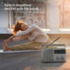 Portable Radio with MW, SW & FM Bands, 500mW Sound Output