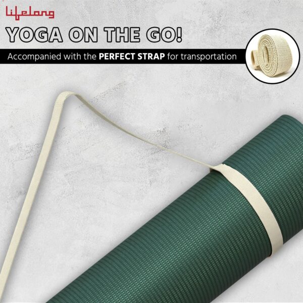 4mm Anti-Slip Yoga Mat for Home & Gym - Lightweight & Durable - Image 6
