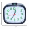 Stylish Analog Table Alarm Clock - Easy Read Design
