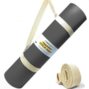 Durable Anti-Slip Yoga Mat for Home Workout - 6ft x 2ft