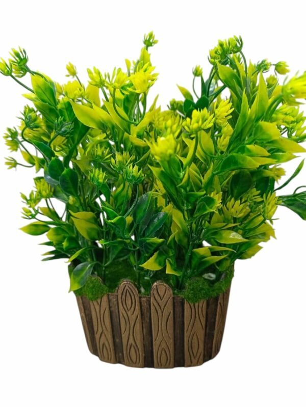 Artificial Green Bonsai Plant with Pot - 25cm for Home & Office Decor - Image 6
