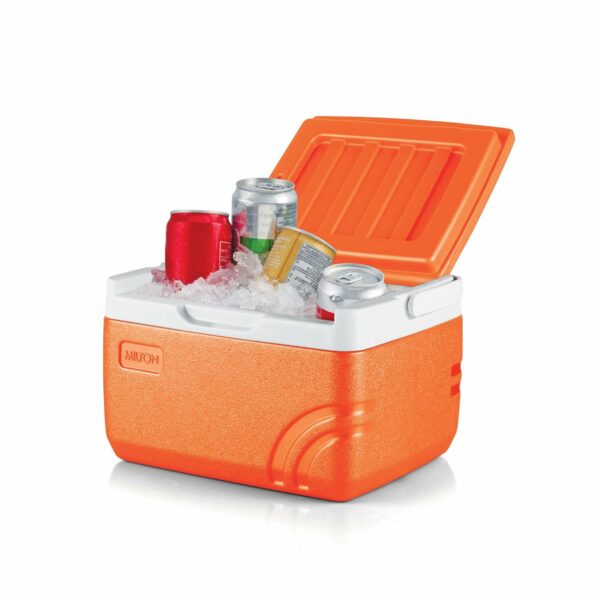Super Chill 2.06L Insulated Ice Pail with Handle - Orange