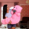 Ultra Soft 3 Feet Teddy Bear - Pink, Skin-Friendly & Washable