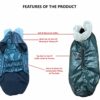 Windproof Waterproof Dog Winter Coat - XX-Large 30 Inch