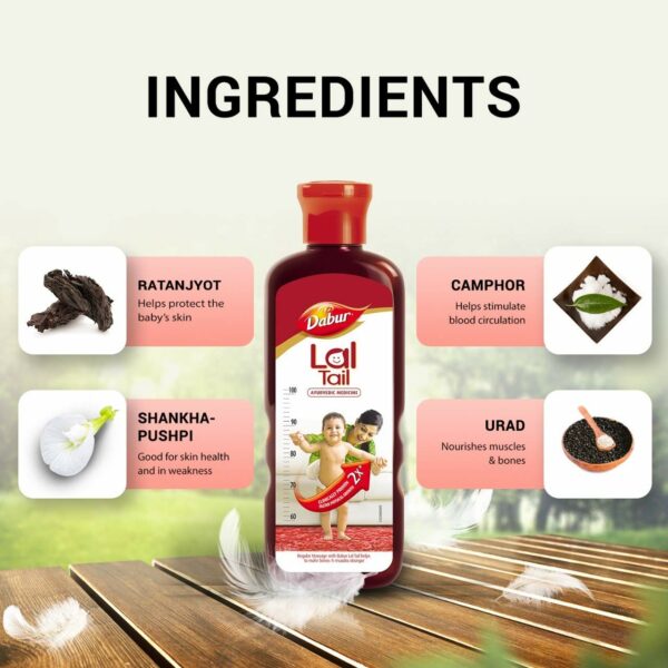 Ayurvedic Baby Oil for Growth & Skin Health - 200 ml - Image 4