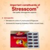 Stresscom Ashwagandha Capsules - 120 Count for Stress Relief