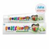 Anticavity Fluoride Toothpaste for Kids - Green Apple & Orange - 70g x 2 Pack