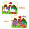 Skillmatics Dot It Sticker Art - Dinosaur Craft Kit for Kids