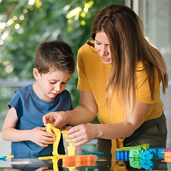 24 Pcs Air Dry Modeling Clay Set with Sculpting Tools - Non-Toxic, Creative Art for Kids - Image 6