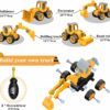 4-in-1 Construction Truck Toys Set for Kids - DIY Assembly