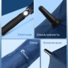 60 Inch Windproof Golf Umbrella - Auto Open, Waterproof, UV Protection