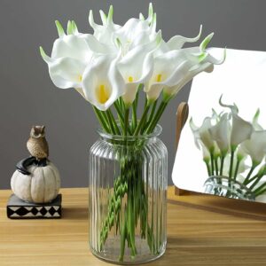 10 Pcs Artificial Calla Lily Flowers Bunch for Home Decor