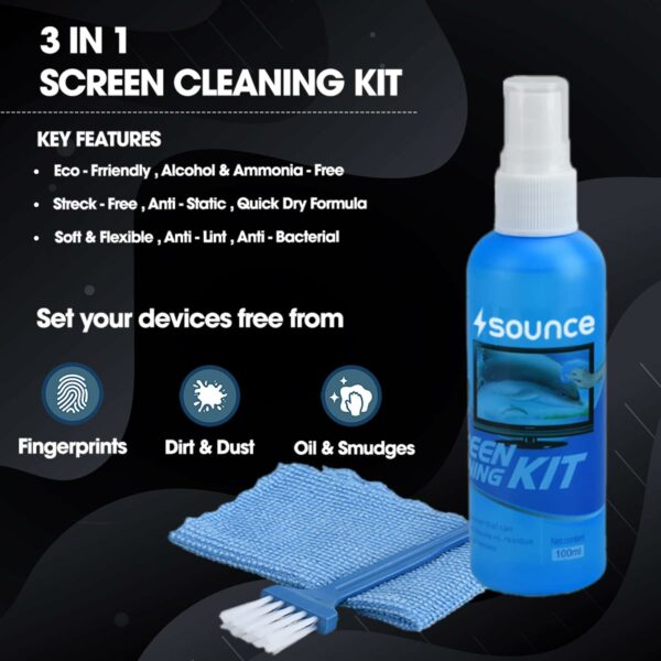 3 in 1 Cleaning Set for PC, Laptops, Monitors & More - Image 2