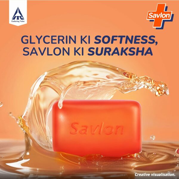 Moisturizing Glycerin Soap Bar - Germ Protection for All Skin Types (Combo Pack of 5) - Image 2