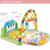 Multi-Function Baby Gym & Fitness Rack with Piano - Safe for 6-36 Months