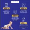 Easy Dry Diaper Pants for Babies - 12 Hrs Absorption, Large Size (62 Pieces)
