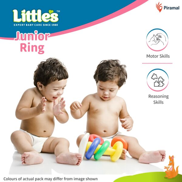 Junior Stacking Rings Toy for Kids - Colorful Educational Play - Image 3