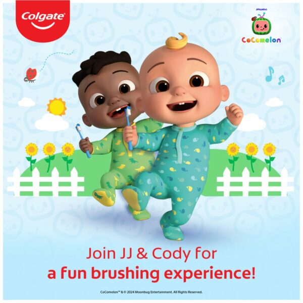 Kids Cocomelon Toothpaste for Ages 2-5 - 80gm Strawberry Flavor - Image 3