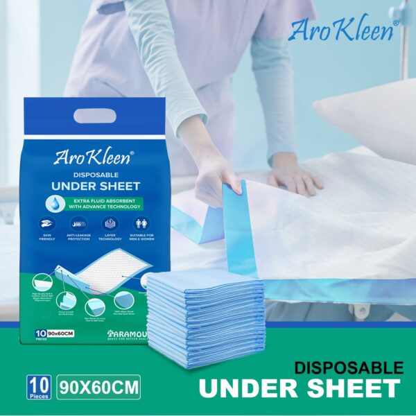 Super Absorbent Disposable Under Sheet 90x60 CM - 10 Count - Image 3