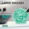 Luxury Bathing Loofah Pack of 2 - Aqua & Pink for Exfoliation