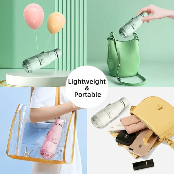 Compact UV Umbrella for Sun & Rain Protection - Windproof - Image 6