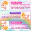 3 in 1 Unicorn Flying Saucer Toy for Kids - Rocket, Slide & Spin