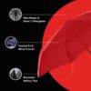 Compact Windproof Travel Umbrella - Automatic Open & Close