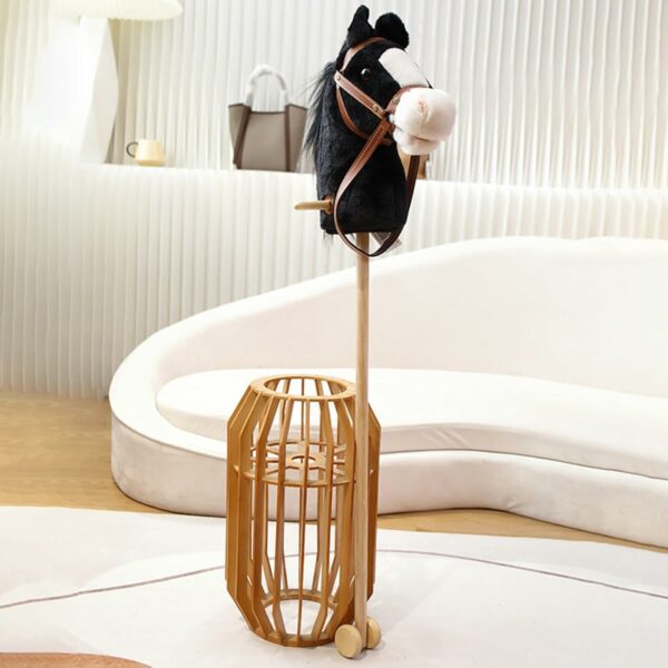 Handcrafted Hobby Horse with Sounds - Portable Toy for Kids - Image 5