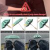 23 Inch Windproof Travel Umbrella with Auto Open/Close