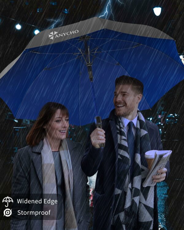 54 Inch Wind-Resistant Umbrella for 2-3 People - Auto Open - Image 2
