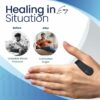 Portable Acupressure Clip for Headache Relief - 4 Piece Set