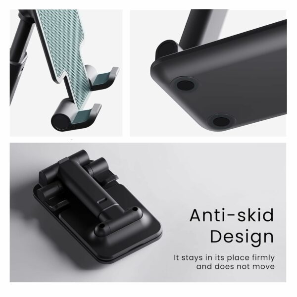 Multipurpose Mobile Holding Stand with Height Adjustment & Anti-Skid Design - Image 4