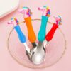 Unicorn Family Baby Spoon and Fork Cutlery Set - Stainless Steel