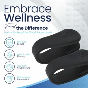 Portable Acupressure Clip for Headache Relief - 4 Piece Set
